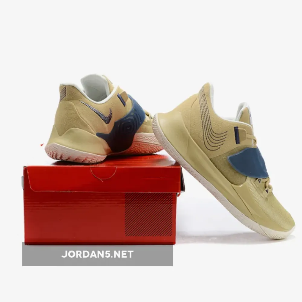 Nike Kyrie 3 Low “Sashiko” Sesame/Sail-Mystic Navy  DA6805-200