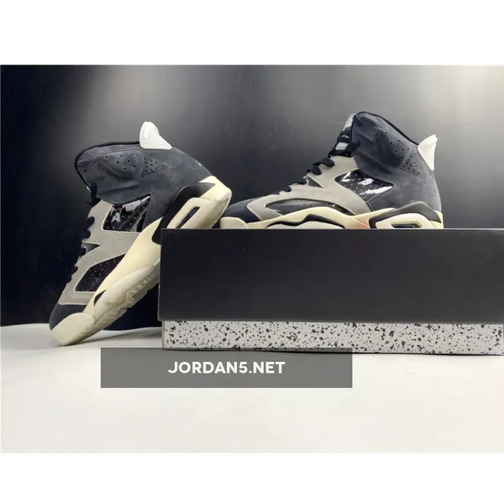 Air Jordan 6 “Tech Chrome” Black/Light Smoke Grey/Sail/Chrome  CK6635-001