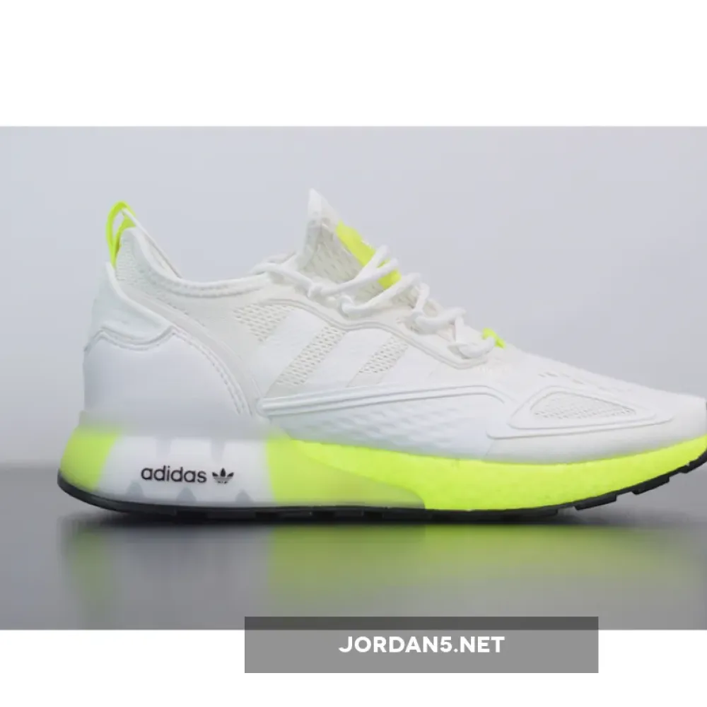 adidas ZX 2K Boost White Solar Yellow  FW0480