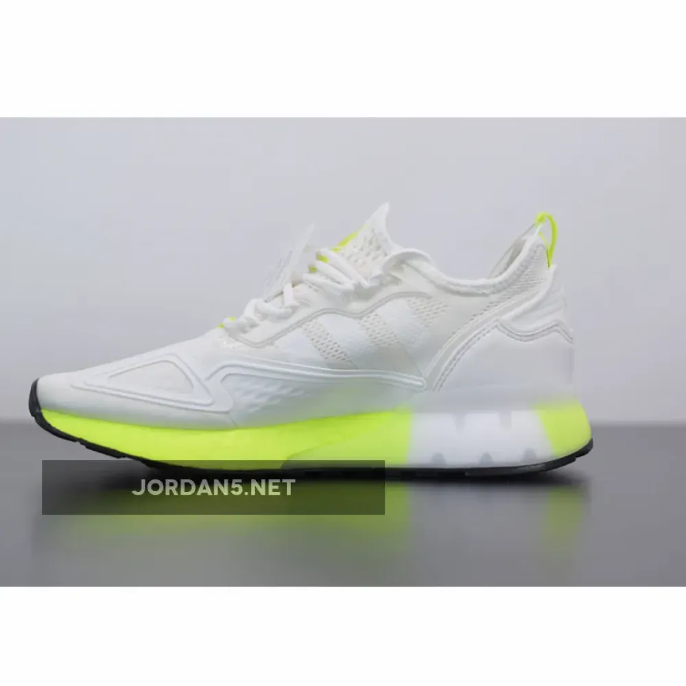 adidas ZX 2K Boost White Solar Yellow  FW0480
