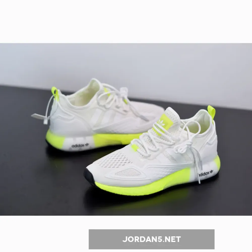 adidas ZX 2K Boost White Solar Yellow  FW0480
