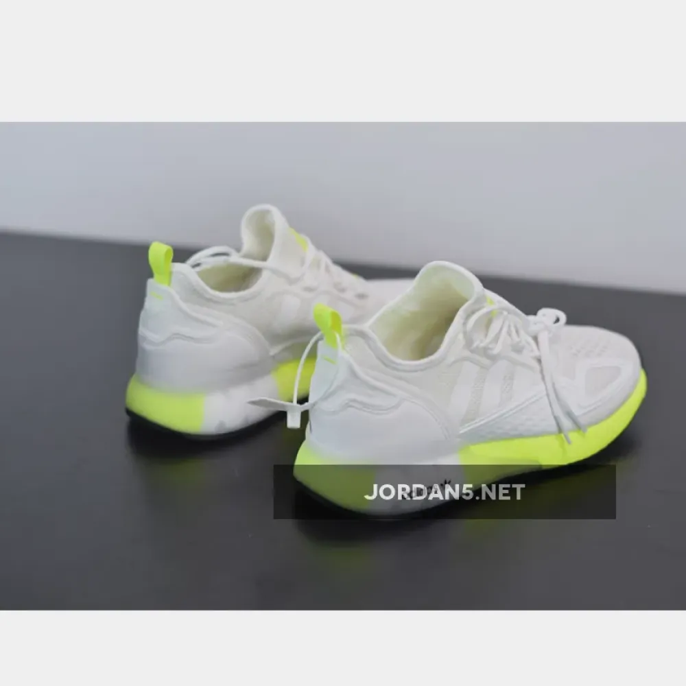 adidas ZX 2K Boost White Solar Yellow  FW0480