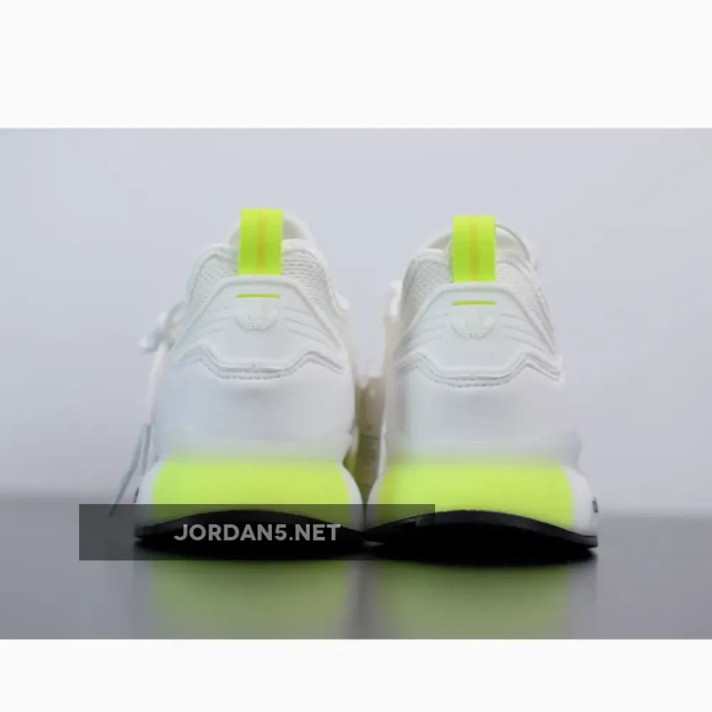 adidas ZX 2K Boost White Solar Yellow  FW0480