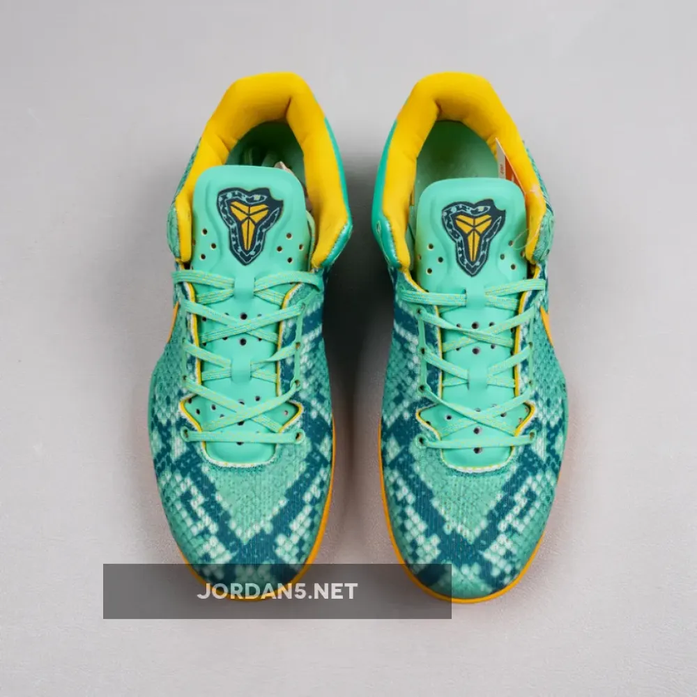 Nike Kobe 8 Green Glow/Laser Orange-Mineral Teal  555035-304