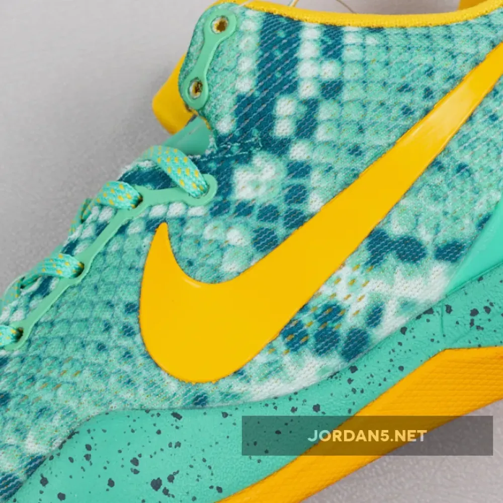 Nike Kobe 8 Green Glow/Laser Orange-Mineral Teal  555035-304