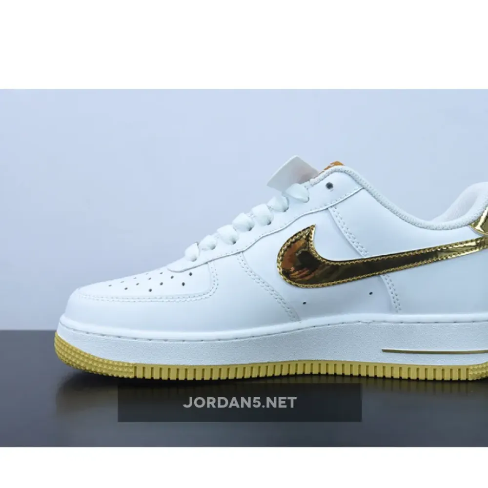 Nike Air Force 1 Low Players White Metallic Gold 315092-171