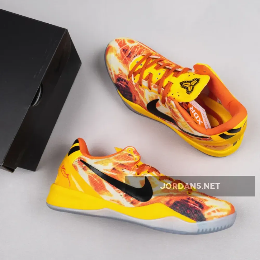 Nike Kobe 8 ‘Shanghai Fireworks’ Laser Orange  555035-800