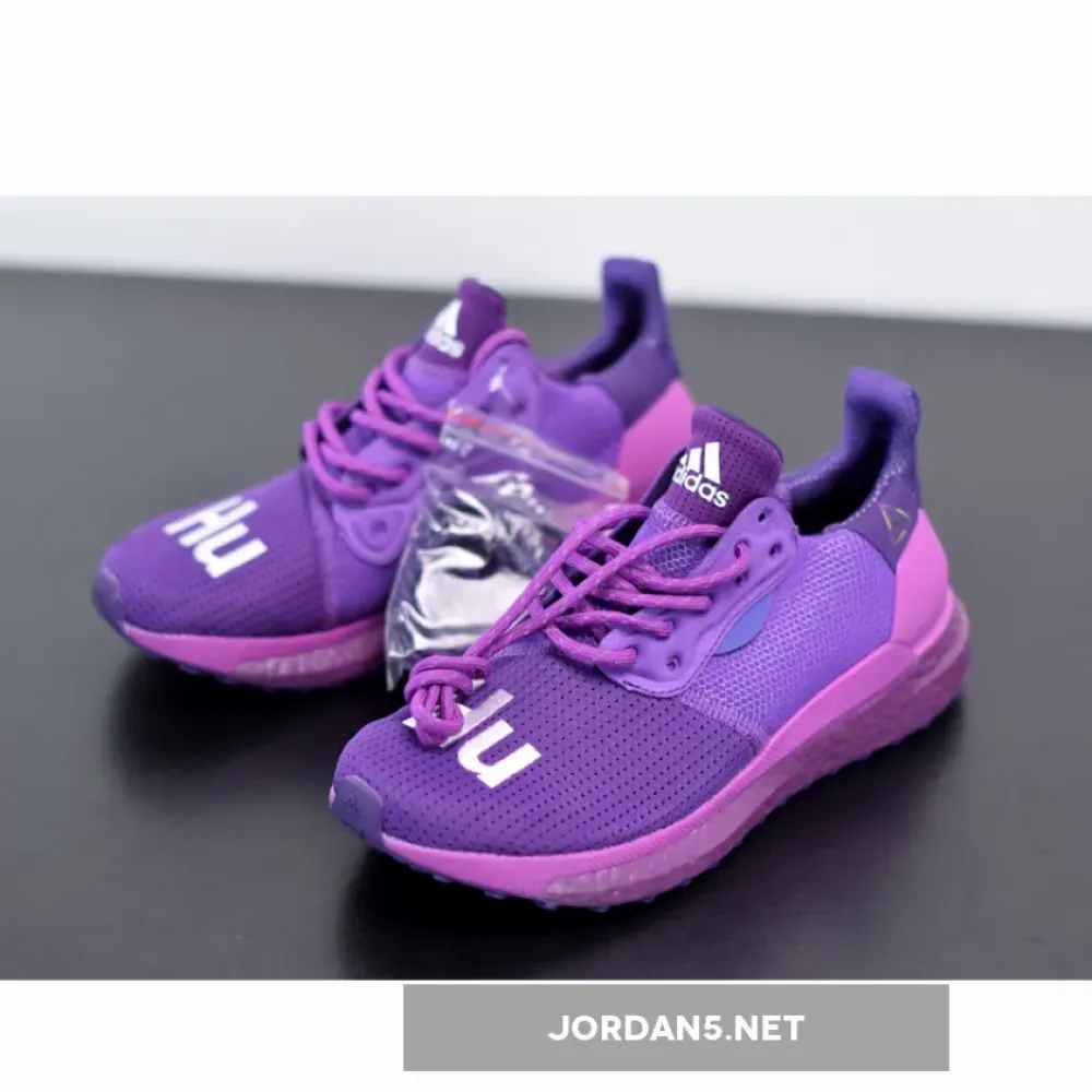 Pharrell Williams x adidas Solar Hu Glide “Now Is Her Time” Purple EG7770
