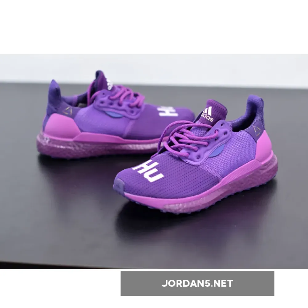 Pharrell Williams x adidas Solar Hu Glide “Now Is Her Time” Purple EG7770