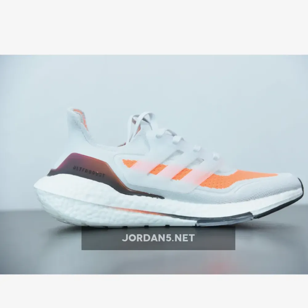 adidas Ultra Boost 2021 Grey Screaming Orange  FY0375