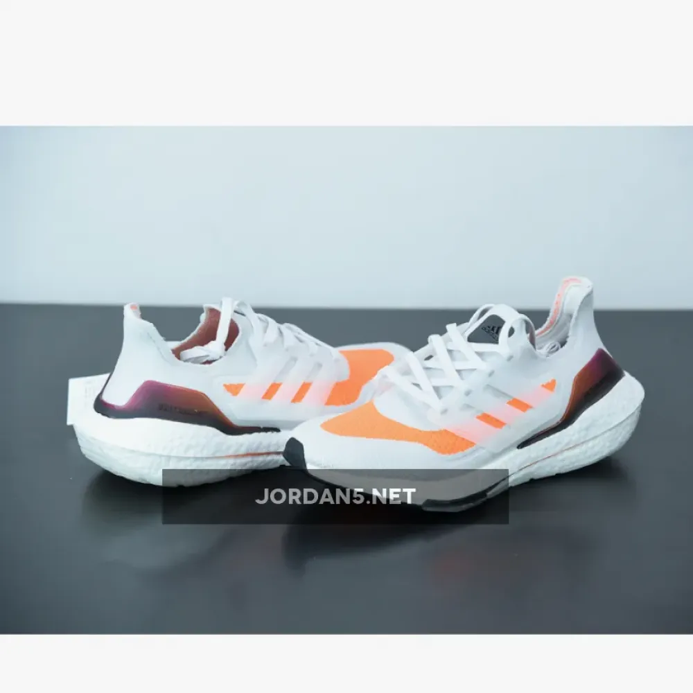 adidas Ultra Boost 2021 Grey Screaming Orange  FY0375