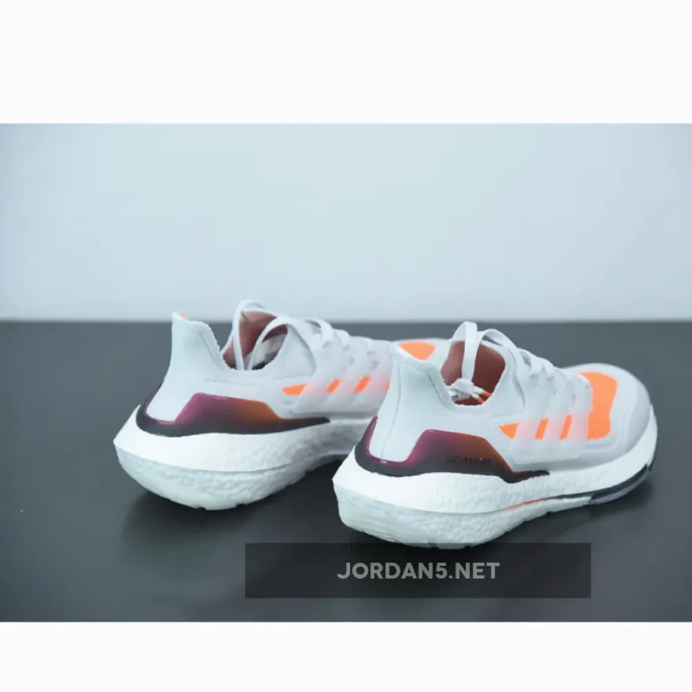 adidas Ultra Boost 2021 Grey Screaming Orange  FY0375