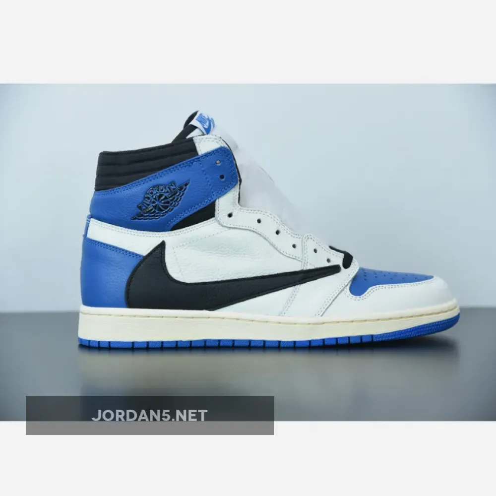 Travis Scott x Fragment x Air Jordan 1 High OG SP “Military Blue” DH3227-105