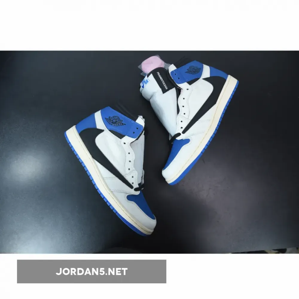Travis Scott x Fragment x Air Jordan 1 High OG SP “Military Blue” DH3227-105