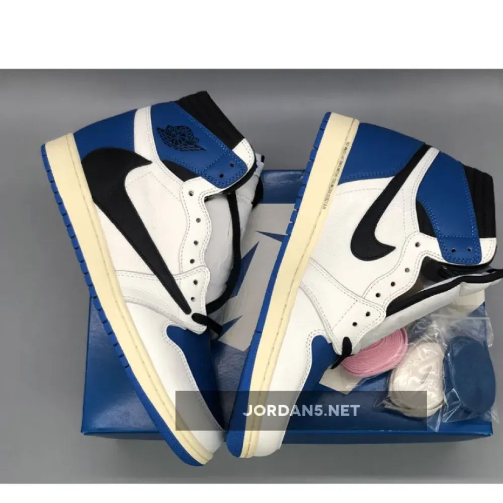 Travis Scott x Fragment x Air Jordan 1 High OG SP “Military Blue” DH3227-105