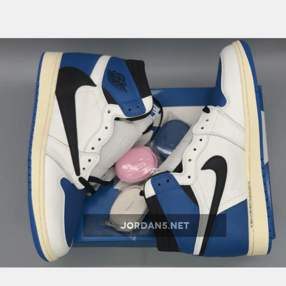 Travis Scott x Fragment x Air Jordan 1 High OG SP “Military Blue” DH3227-105