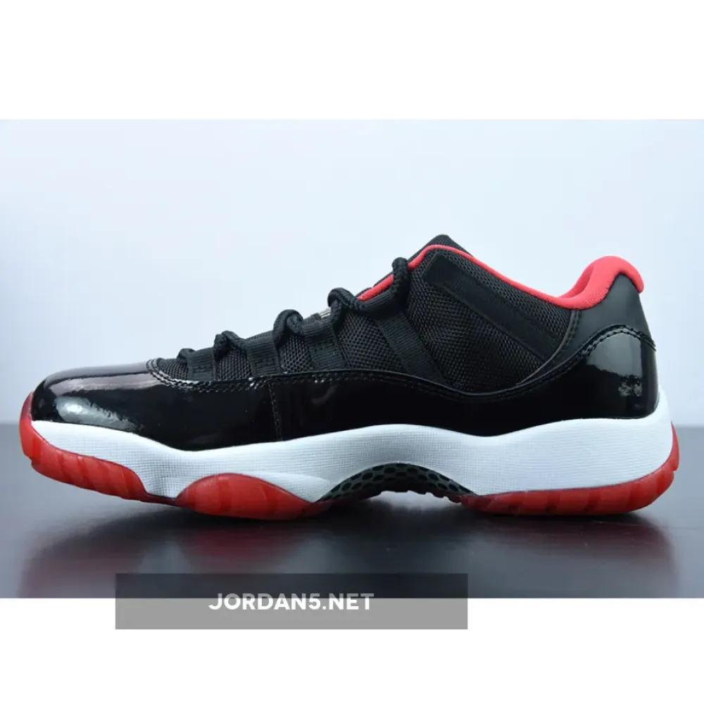 Air Jordan 11 Low “Bred” Black/True Red White  528895-012