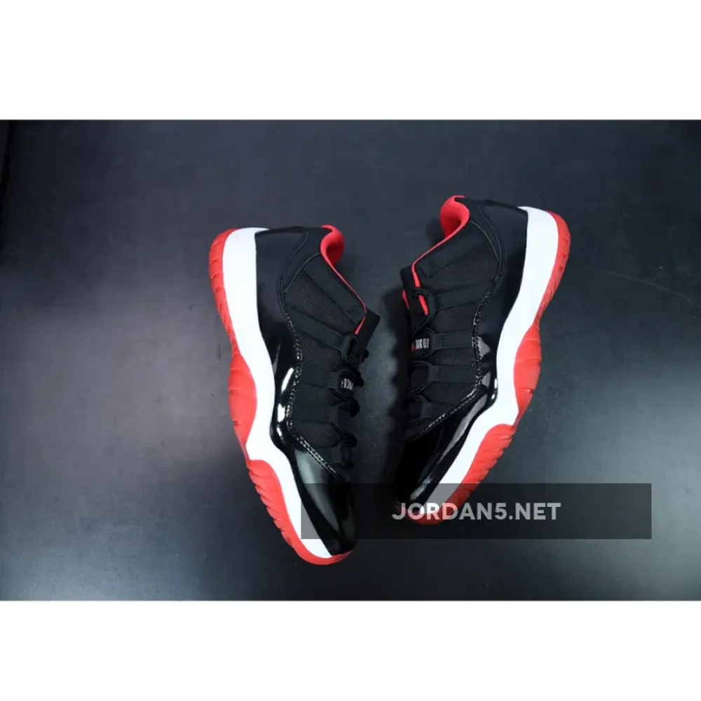 Air Jordan 11 Low “Bred” Black/True Red White  528895-012