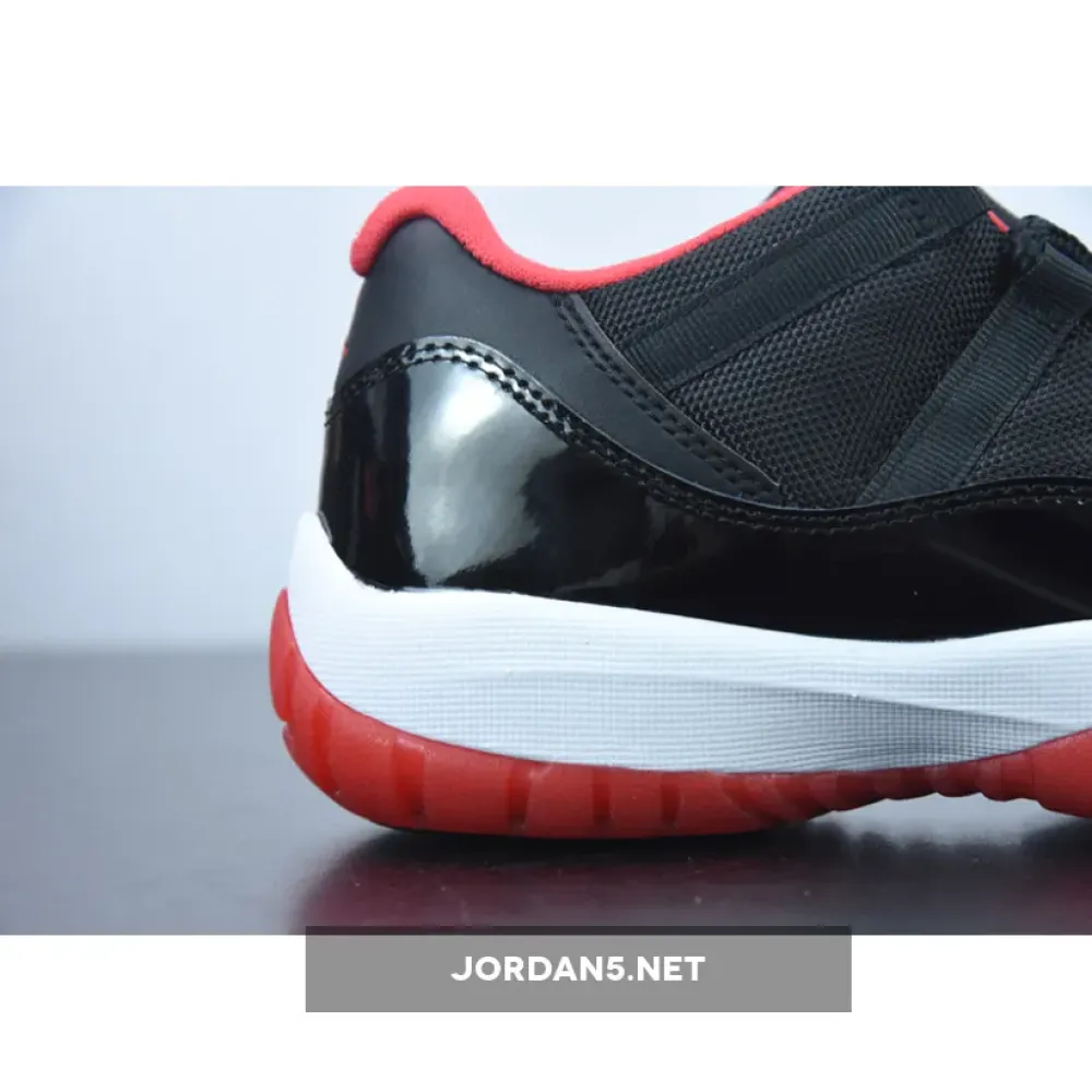 Air Jordan 11 Low “Bred” Black/True Red White  528895-012