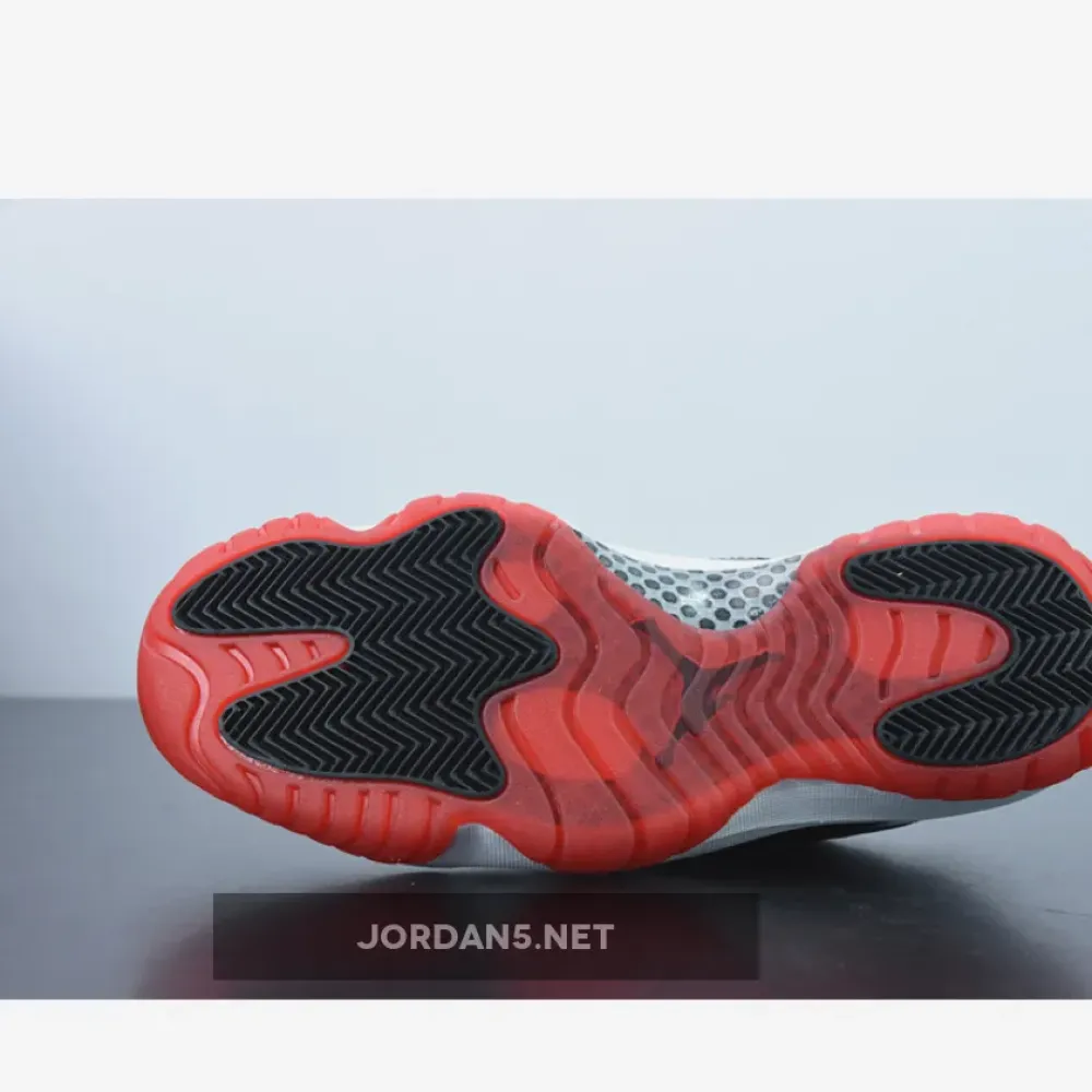 Air Jordan 11 Low “Bred” Black/True Red White  528895-012