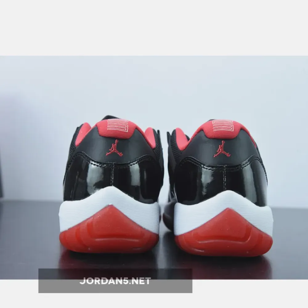 Air Jordan 11 Low “Bred” Black/True Red White  528895-012