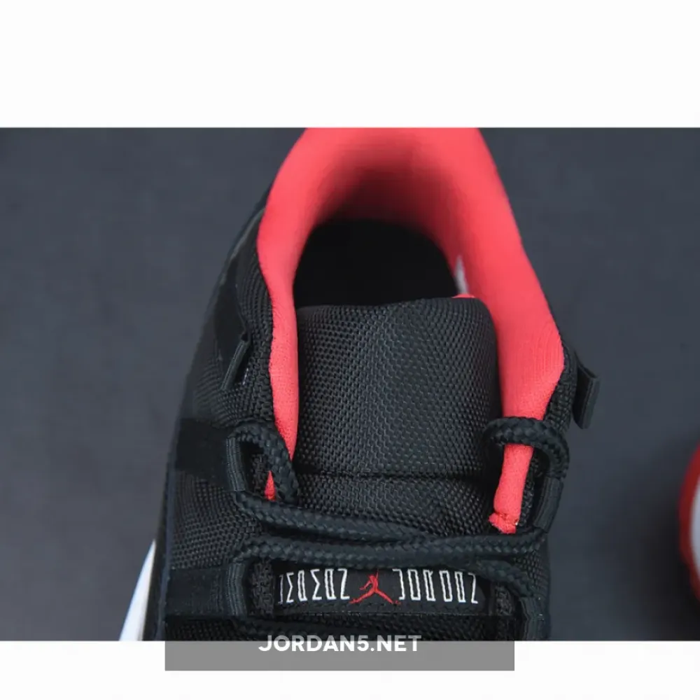 Air Jordan 11 Low “Bred” Black/True Red White  528895-012