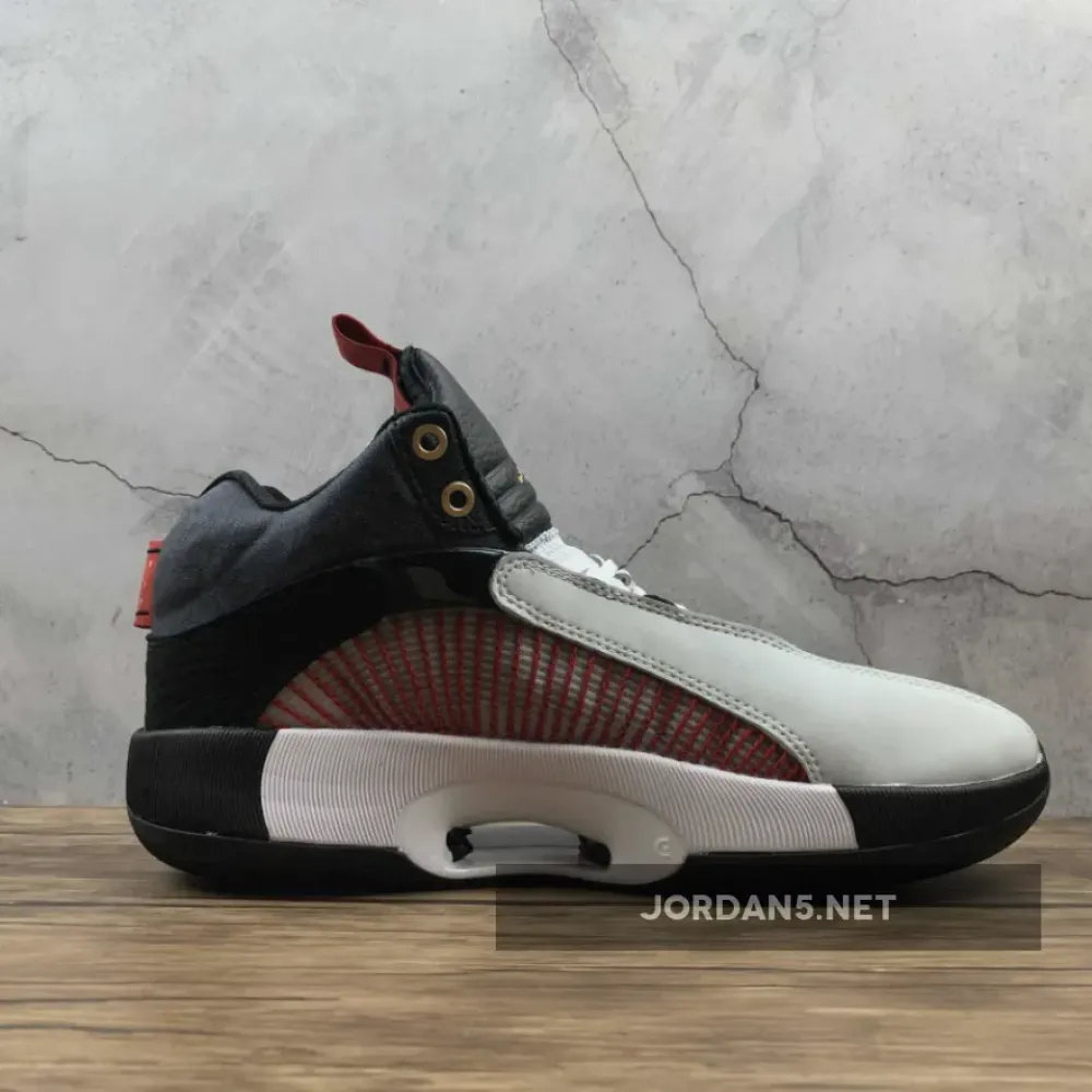 Titan x Air Jordan 35 Grey Charcoal Black Gold  DD4701-001