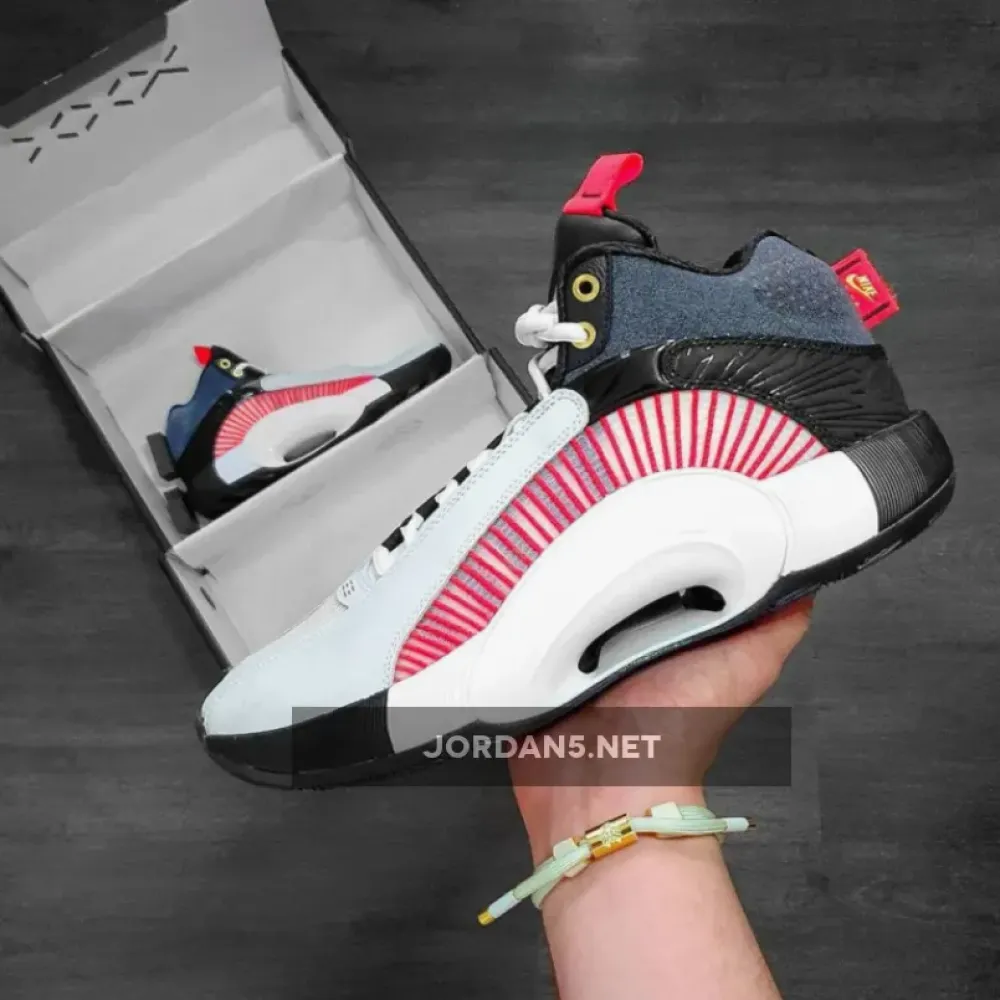 Titan x Air Jordan 35 Grey Charcoal Black Gold  DD4701-001