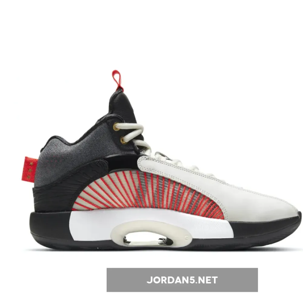 Titan x Air Jordan 35 Grey Charcoal Black Gold  DD4701-001