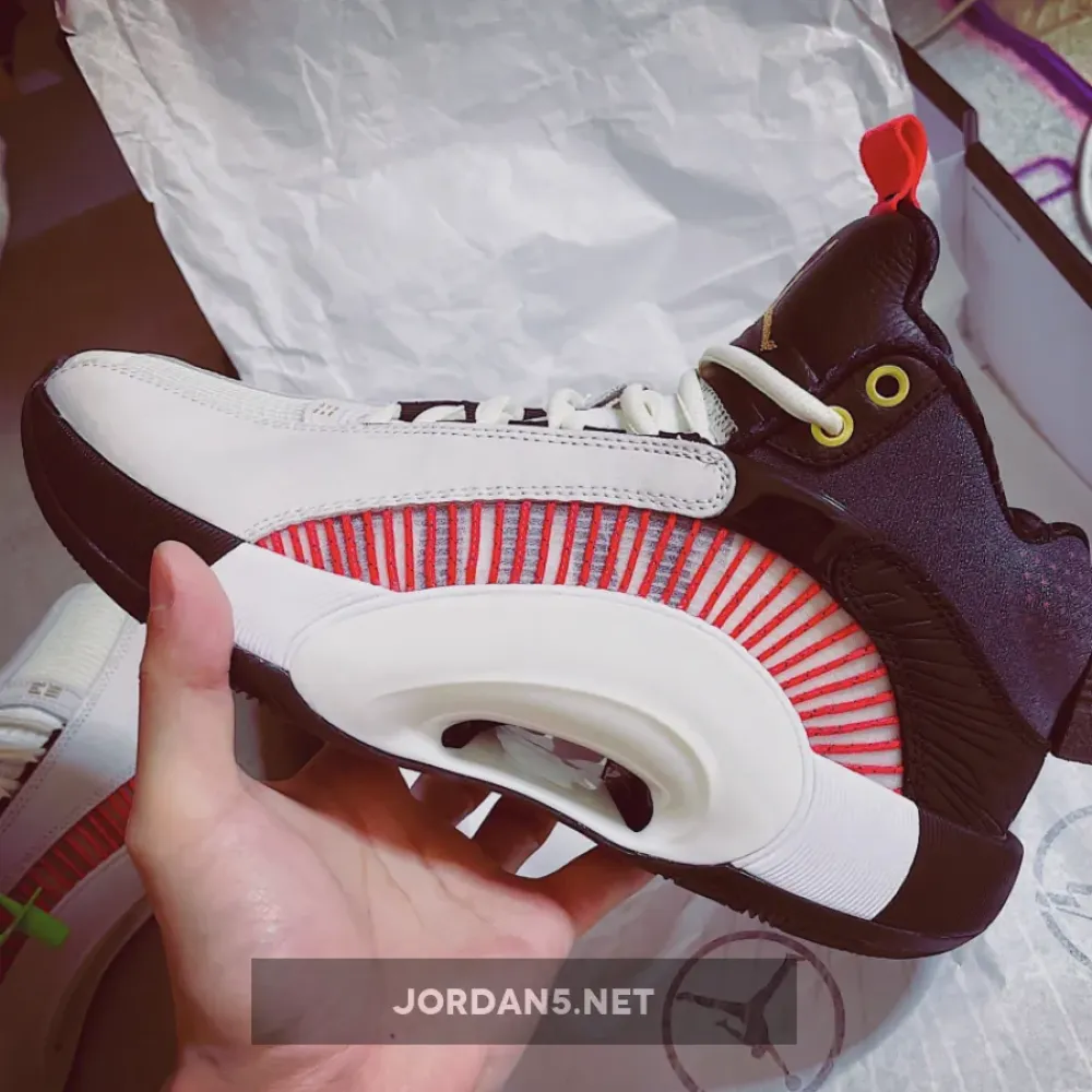 Titan x Air Jordan 35 Grey Charcoal Black Gold  DD4701-001