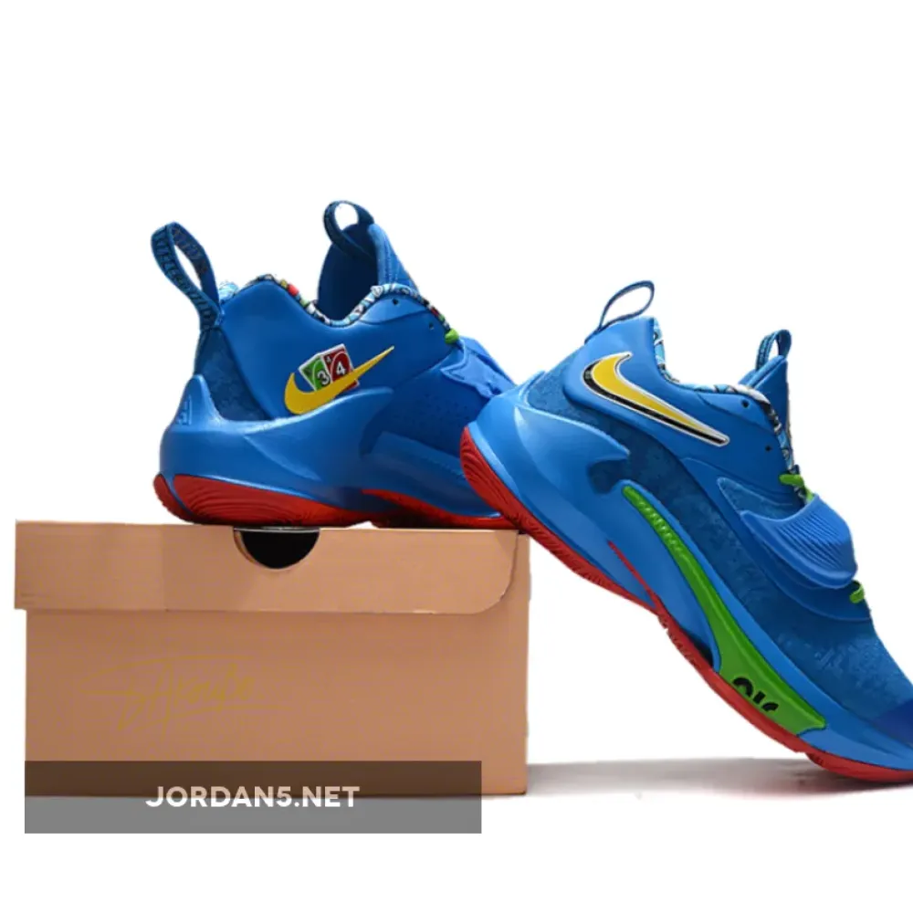 UNO X Nike Zoom Freak 3 Photo Blue/Black-White-University Red  DC9364-400