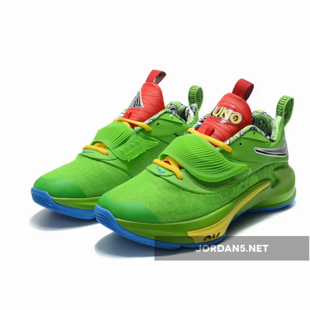 UNO X Nike Zoom Freak 3 Green/Red-Yellow  DC9364-300