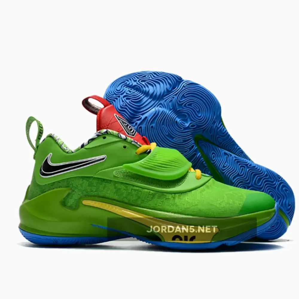 UNO X Nike Zoom Freak 3 Green/Red-Yellow  DC9364-300