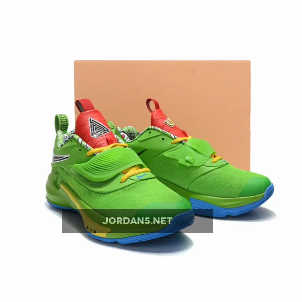 UNO X Nike Zoom Freak 3 Green/Red-Yellow  DC9364-300