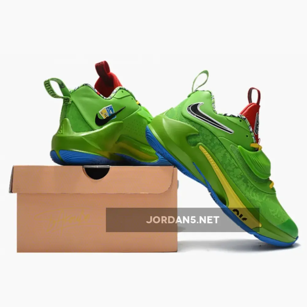 UNO X Nike Zoom Freak 3 Green/Red-Yellow  DC9364-300