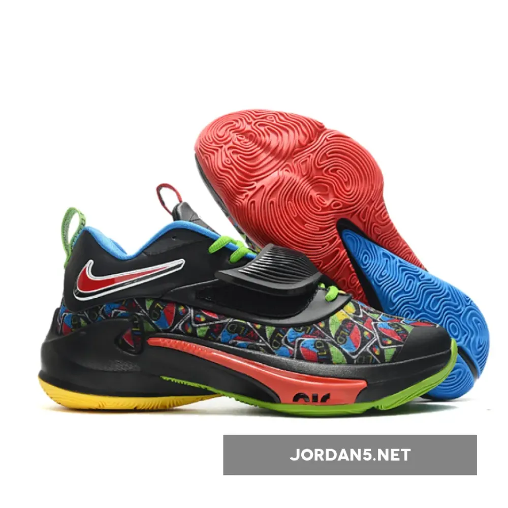 UNO X Nike Zoom Freak 3 ‘Face It’ Black/Red-Blue-Green  DC9364-001