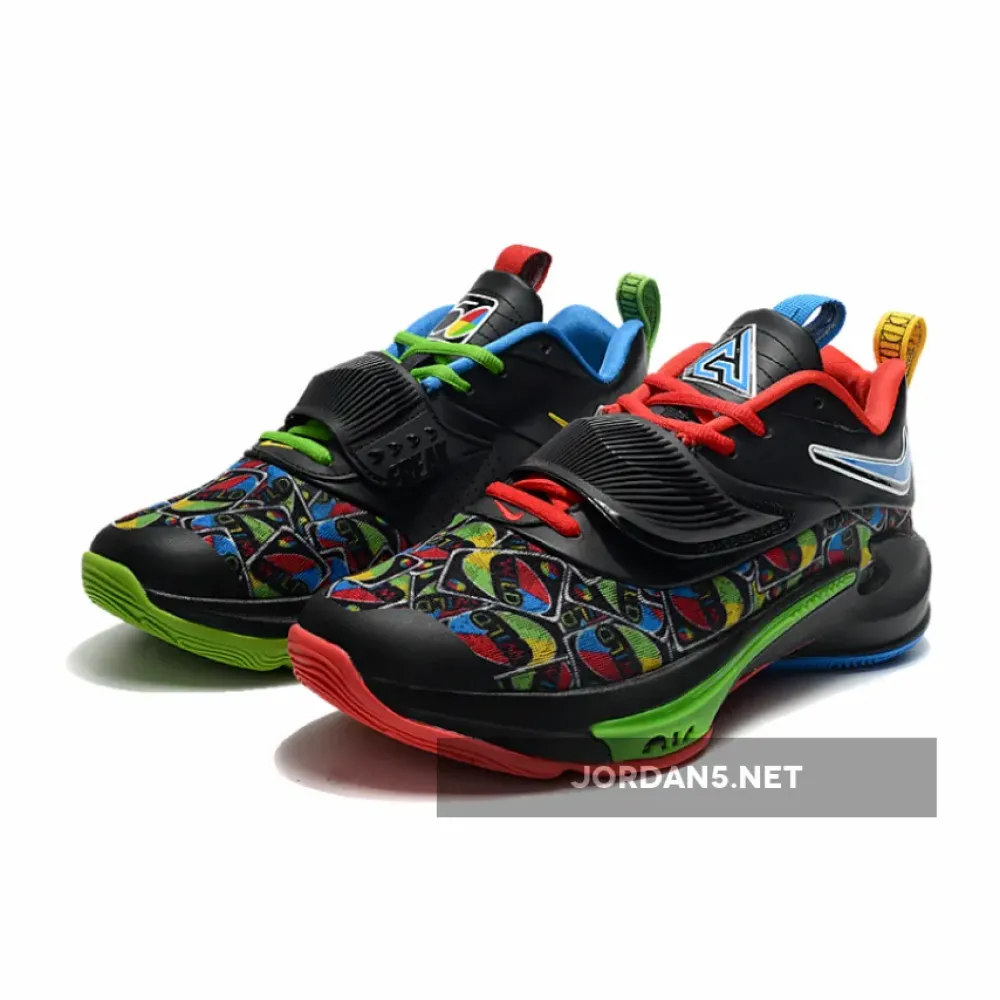 UNO X Nike Zoom Freak 3 ‘Face It’ Black/Red-Blue-Green  DC9364-001