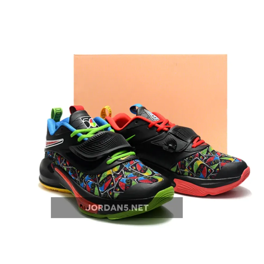 UNO X Nike Zoom Freak 3 ‘Face It’ Black/Red-Blue-Green  DC9364-001