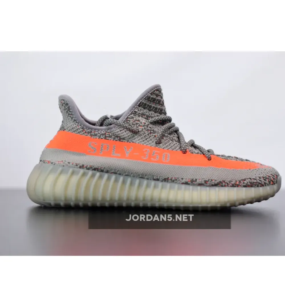 adidas Yeezy Boost 350 V2 Steel Grey/Beluga-Solar Red  BB1826