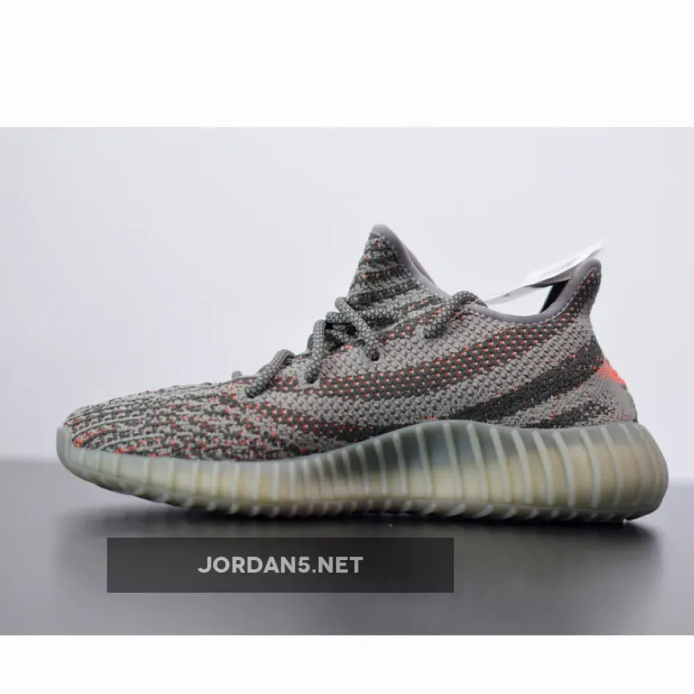 adidas Yeezy Boost 350 V2 Steel Grey/Beluga-Solar Red  BB1826