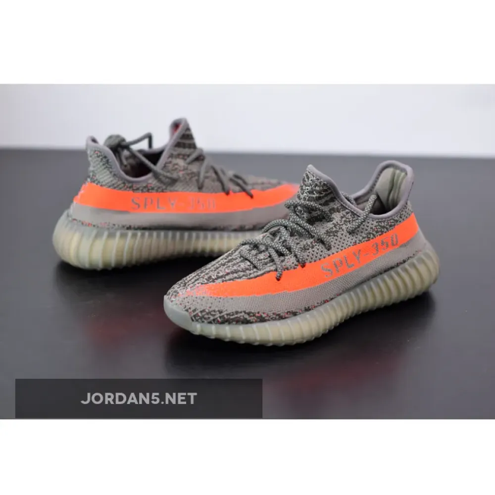 adidas Yeezy Boost 350 V2 Steel Grey/Beluga-Solar Red  BB1826