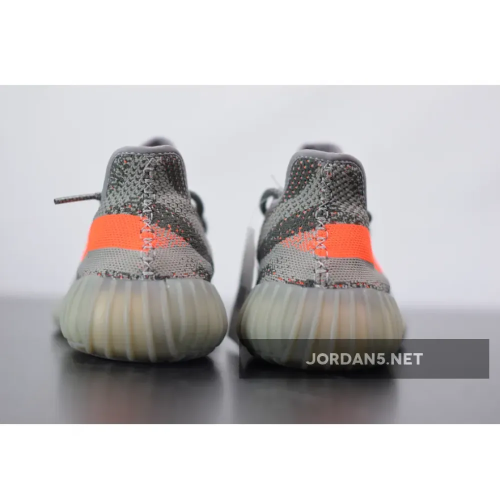 adidas Yeezy Boost 350 V2 Steel Grey/Beluga-Solar Red  BB1826