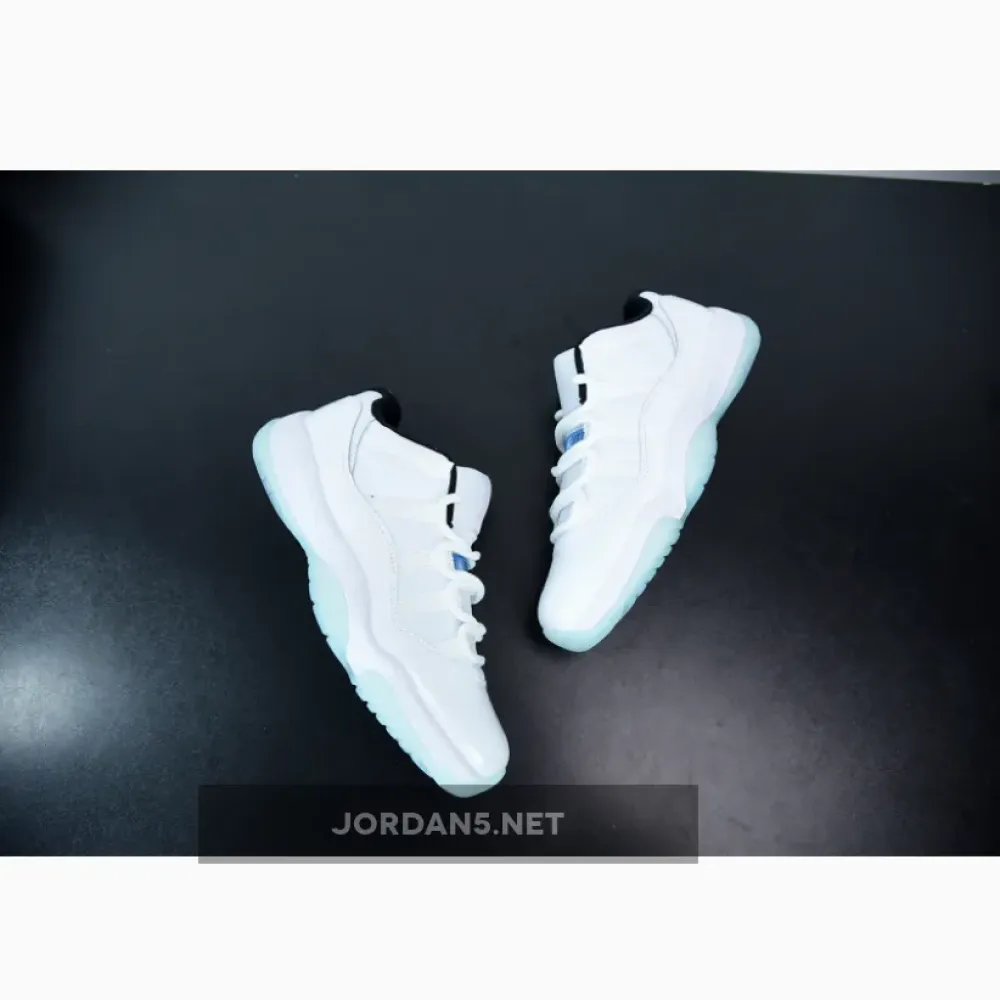 Air Jordan 11 Low “Legend Blue” White/Black-Legend Blue  AV2187-117