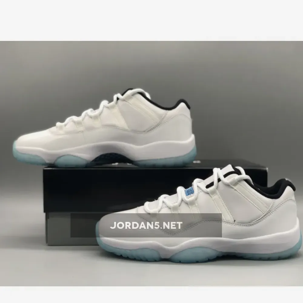Air Jordan 11 Low “Legend Blue” White/Black-Legend Blue  AV2187-117