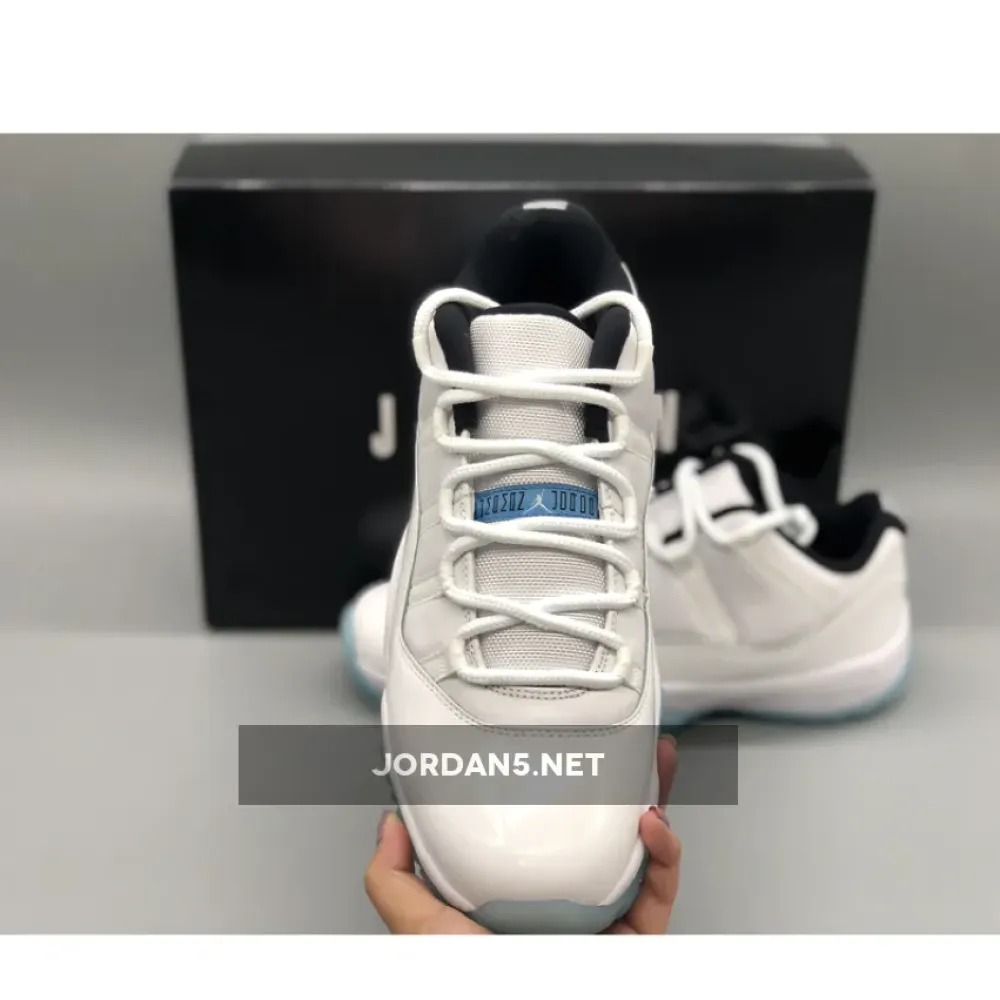 Air Jordan 11 Low “Legend Blue” White/Black-Legend Blue  AV2187-117