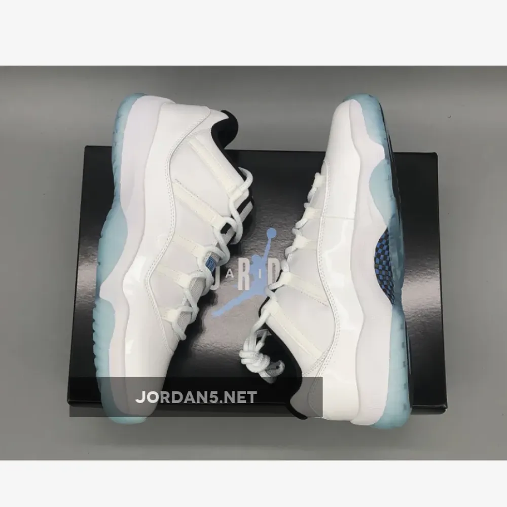 Air Jordan 11 Low “Legend Blue” White/Black-Legend Blue  AV2187-117