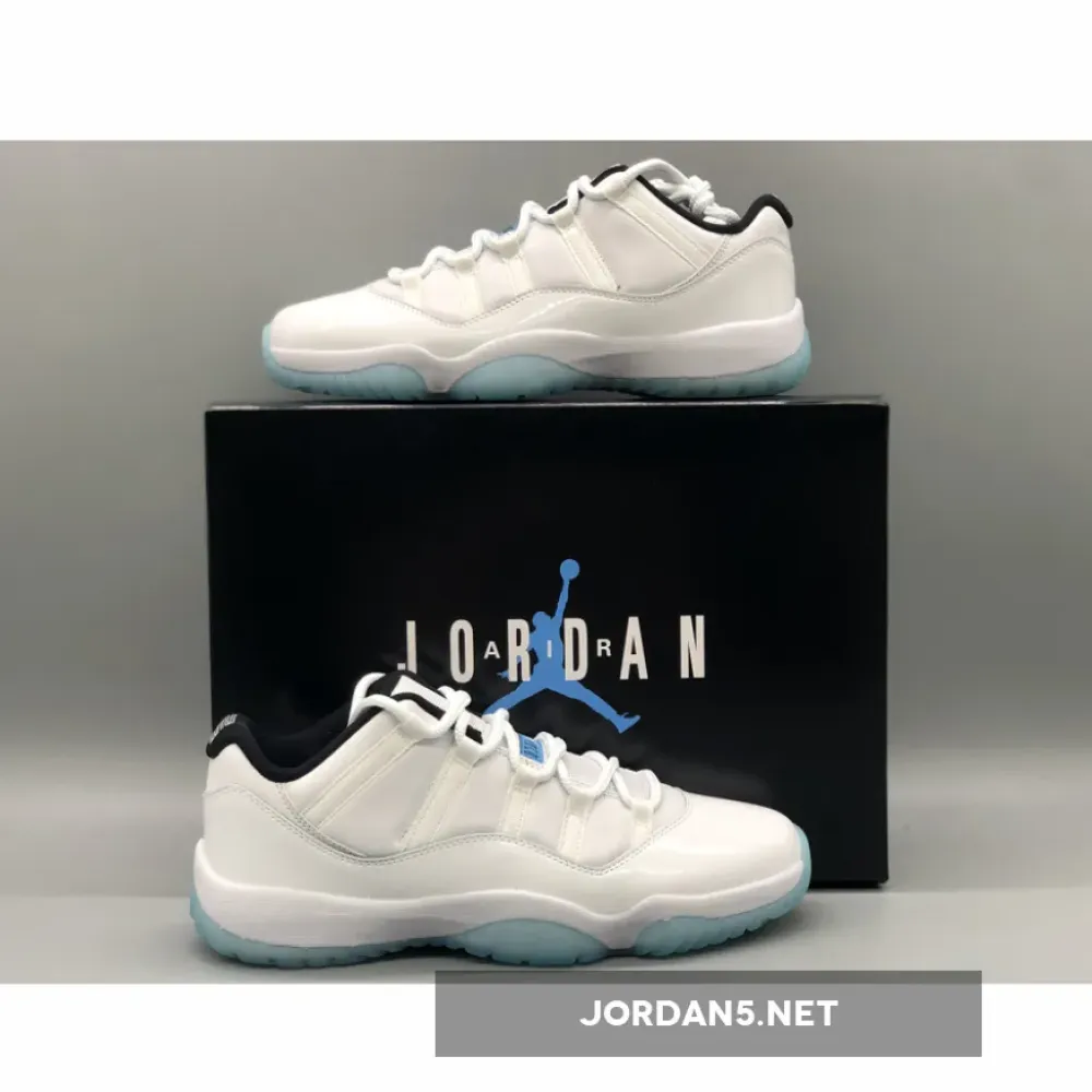 Air Jordan 11 Low “Legend Blue” White/Black-Legend Blue  AV2187-117