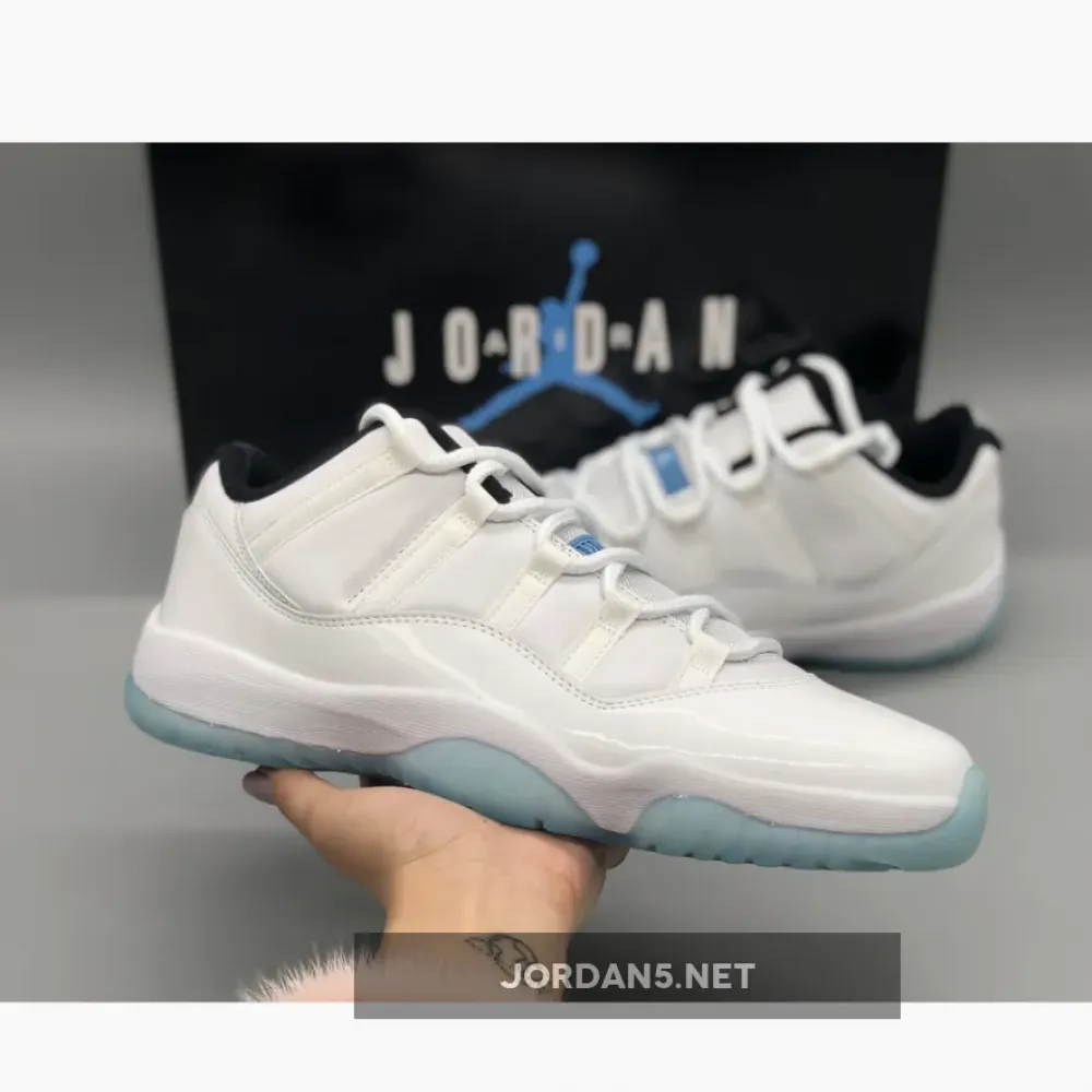 Air Jordan 11 Low “Legend Blue” White/Black-Legend Blue  AV2187-117