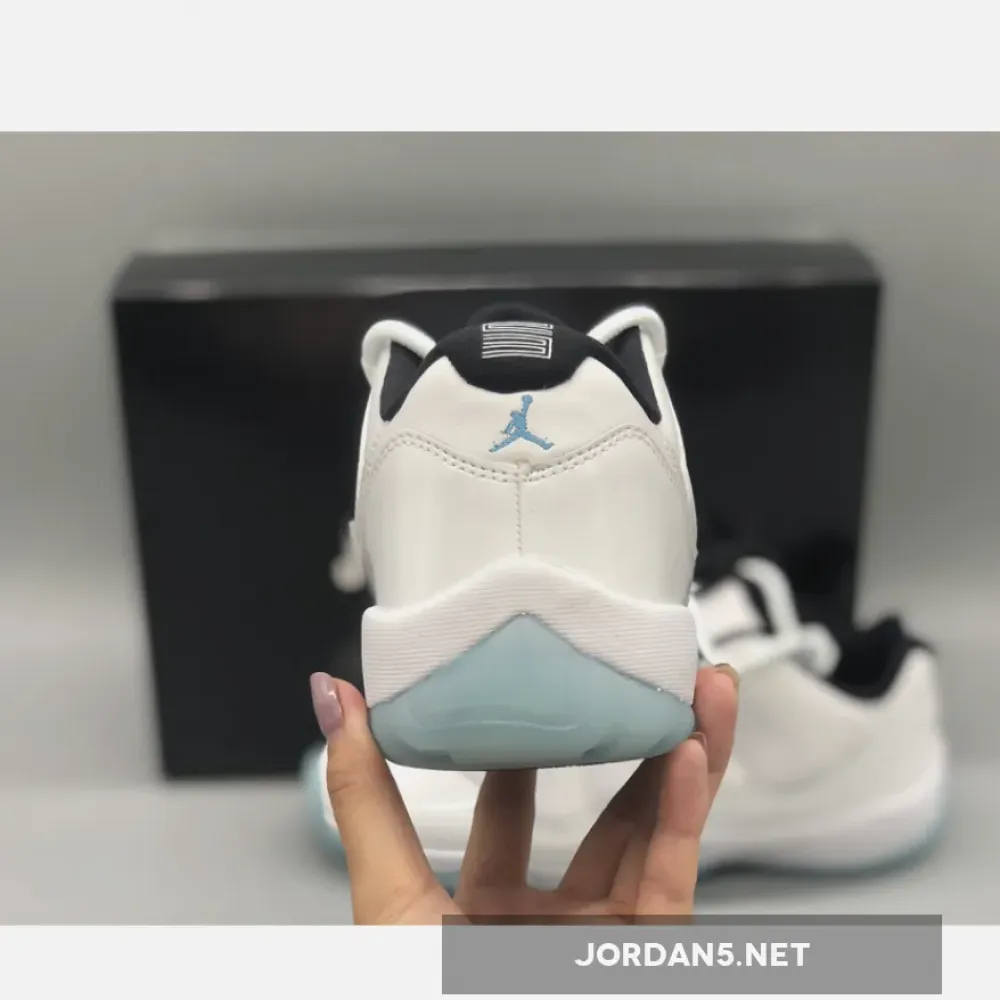 Air Jordan 11 Low “Legend Blue” White/Black-Legend Blue  AV2187-117
