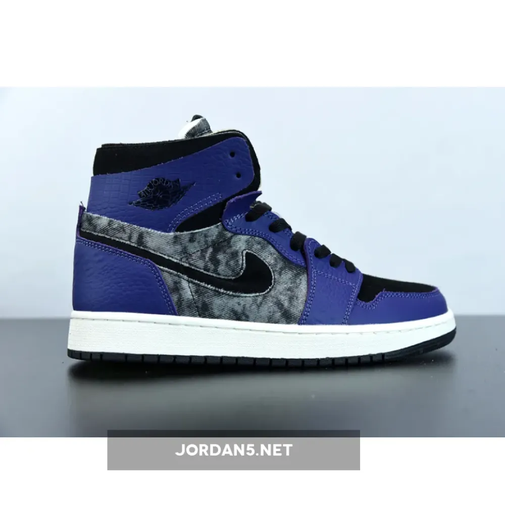 Air Jordan 1 Zoom Comfort “Bayou Boys” New Orchid/Lime Blast-Black DC2133-500